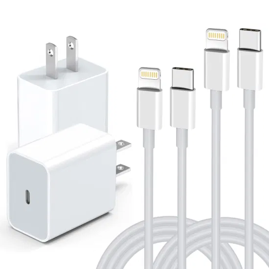 Chargeur USB pour iPhone iPad MacBook Mobile Pd 20W chargeur de téléphone à charge rapide pour iPhone chargeur de téléphone portable pour Type iPhone